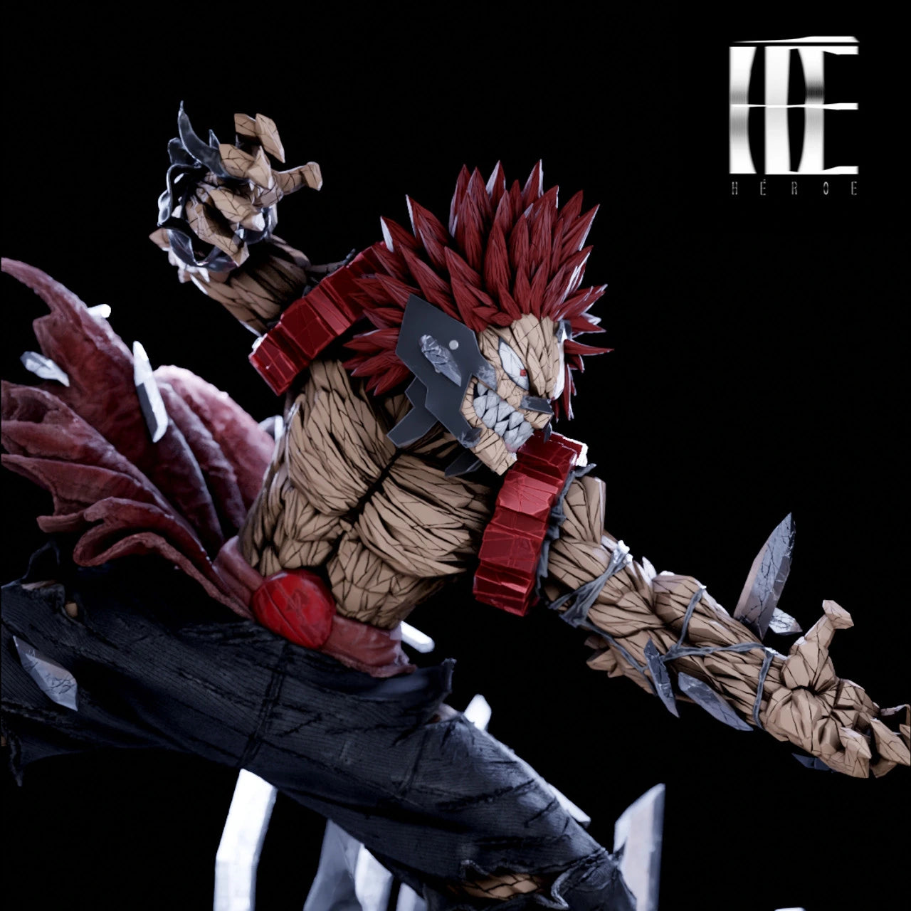 Preventa Resina Kirishima "Red Riot" Figura My Hero Academia Heroe Collectibles Estudio
