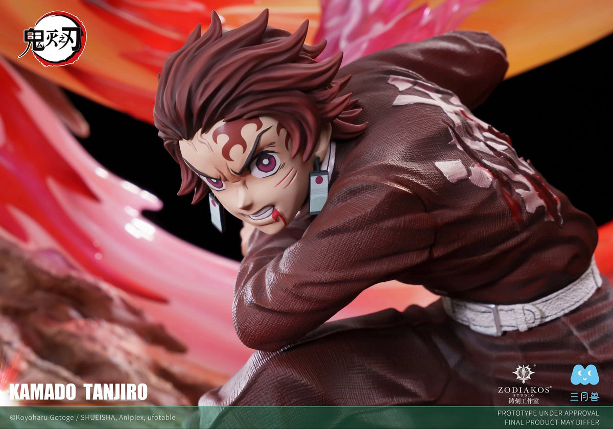 Preventa Resina Kamado Tanjiro  Figura Kimetsu No Yaiba 1/6 Zodiakos Estudio (Licencia)