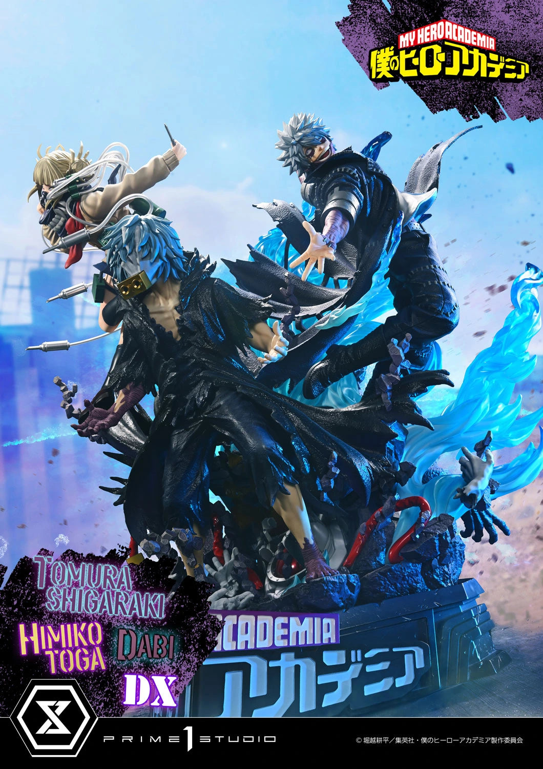 Preventa Resina Tomura Shigaraki, Dabi & Himiko Toga Deluxe Figura My Hero Academia Prime 1 (Licencia) Estudio
