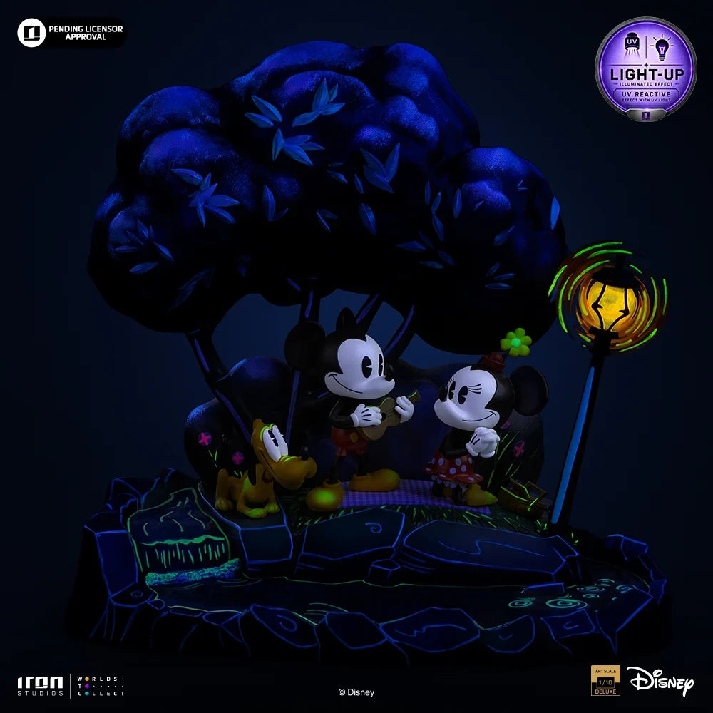 Preventa Resina Mickey, Minnie and Pluto Figura Disney Classic 1/6 Iron Estudio (Licencia)