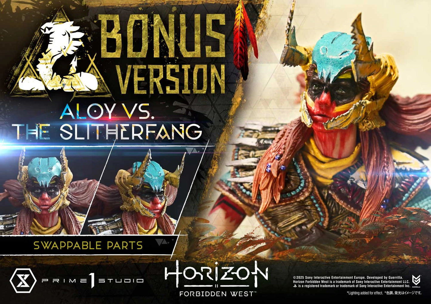 Preventa Resina Aloy vs. The Slitherfang Figura Horizon Forbidden West   Prime 1 (Licencia) Estudio