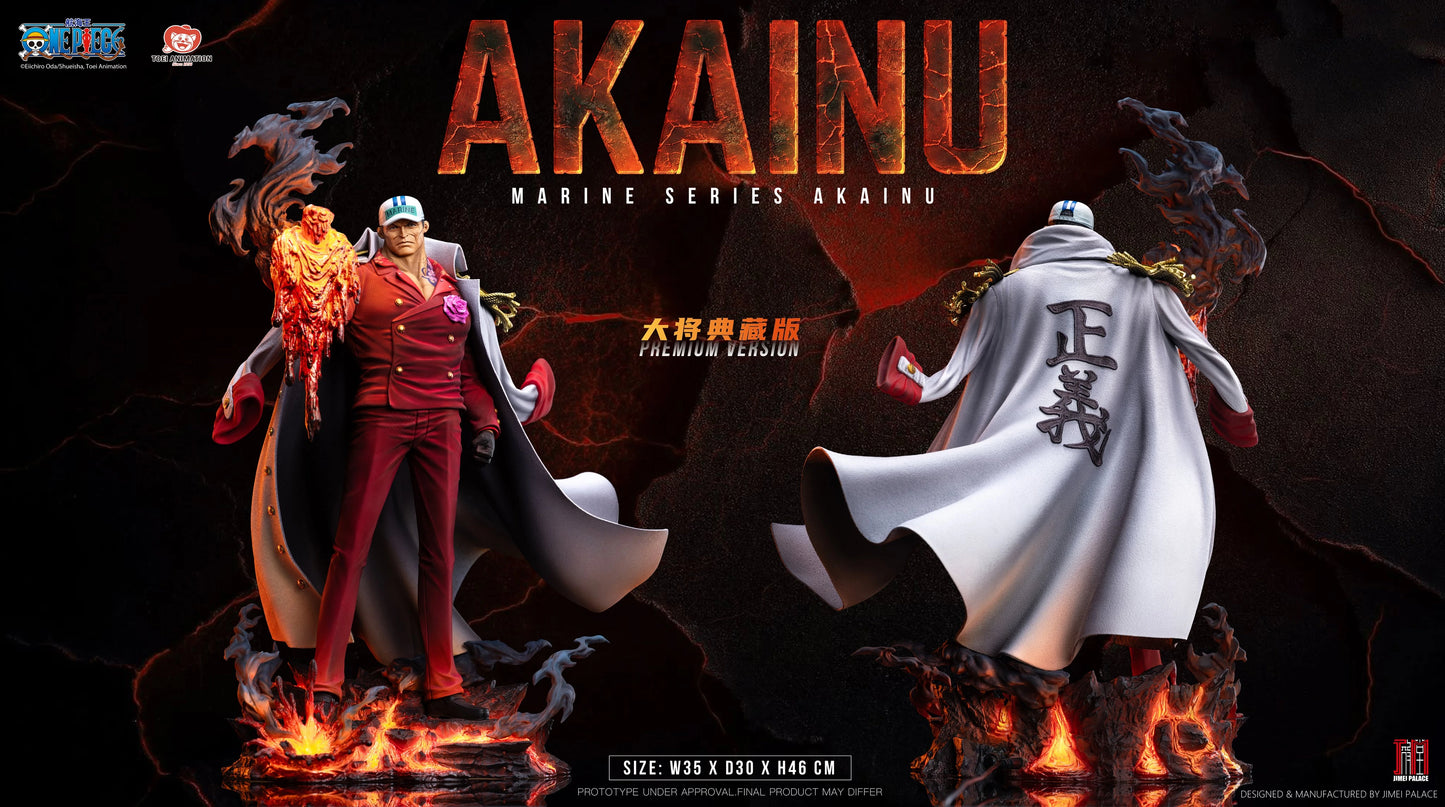 Preventa Resina Almirante Akainu Figura One Piece Jimei Palace (Licencia) Estudio