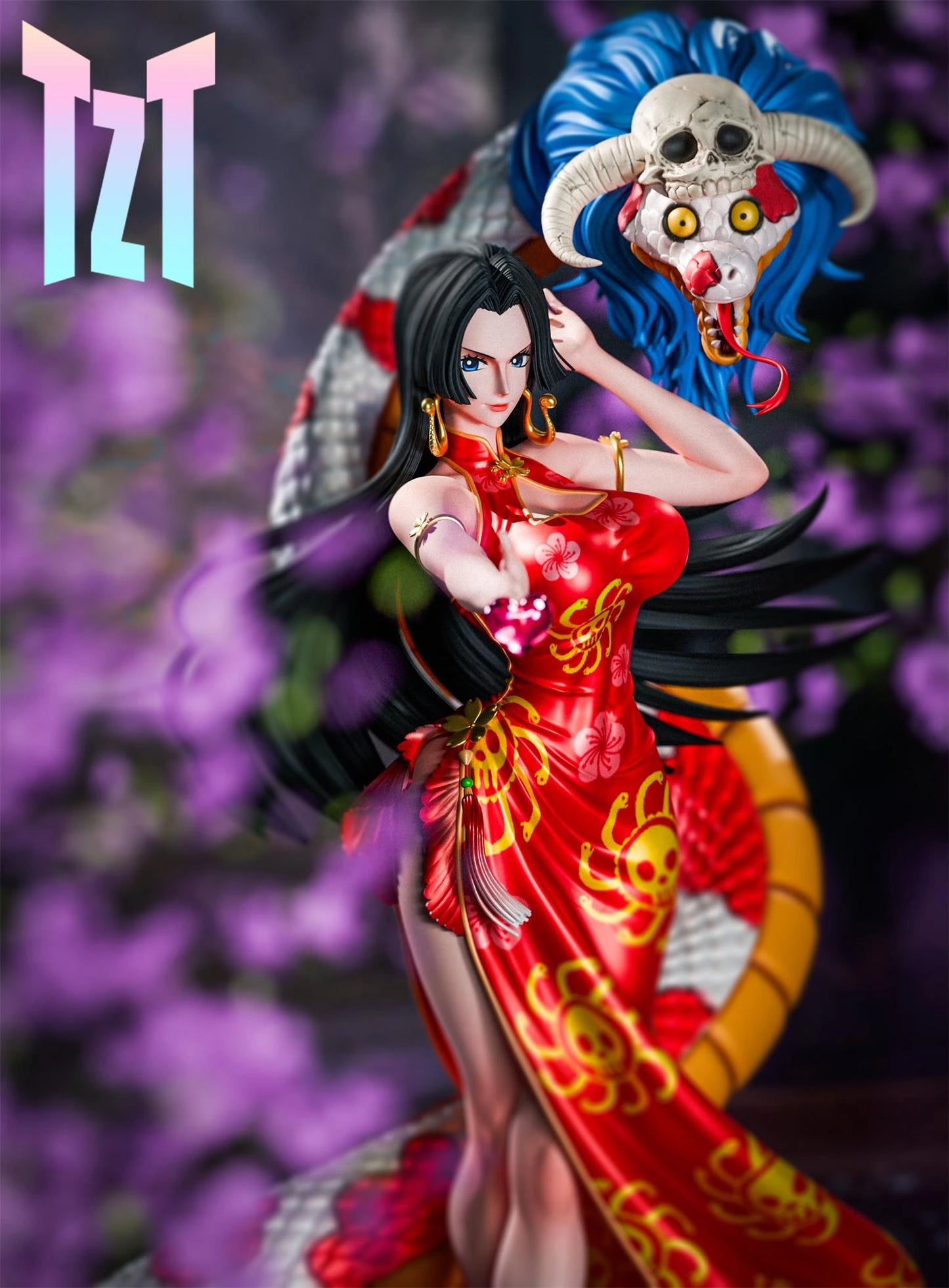 Preventa Resina Boa Hancock Figura One Piece TZT Estudio