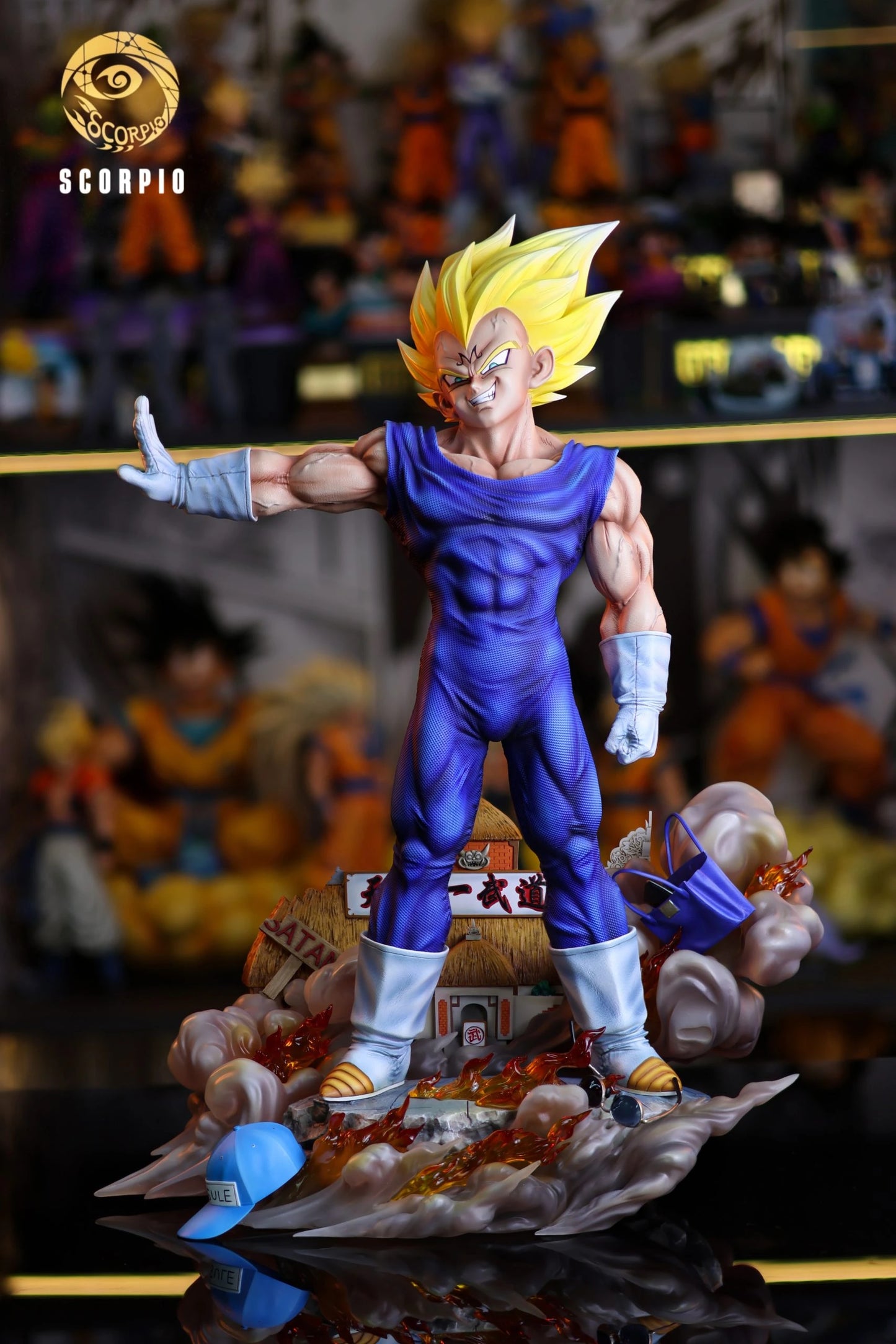 Preventa Resina Majin Vegeta Figura Dragon Ball Scorpio Estudio