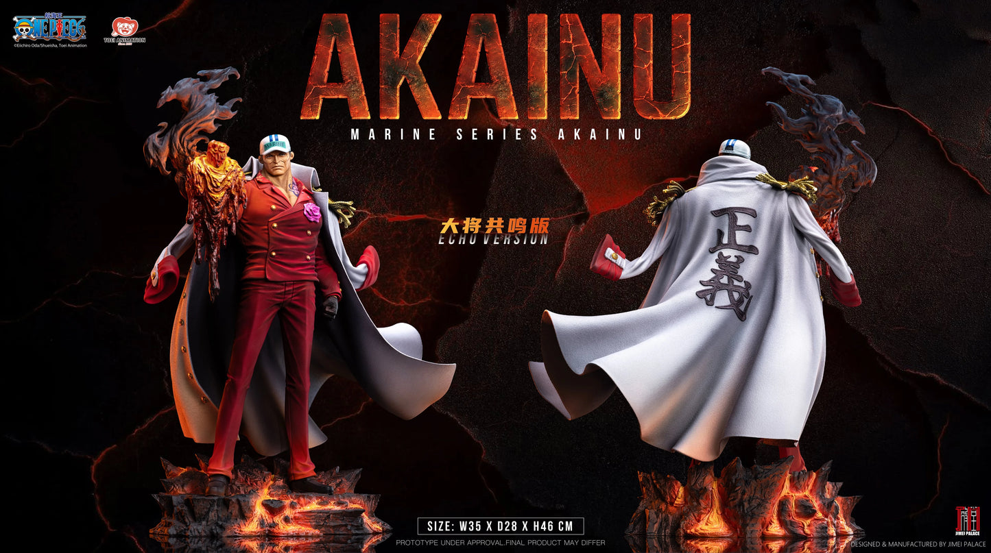 Preventa Resina Almirante Akainu Figura One Piece Jimei Palace (Licencia) Estudio