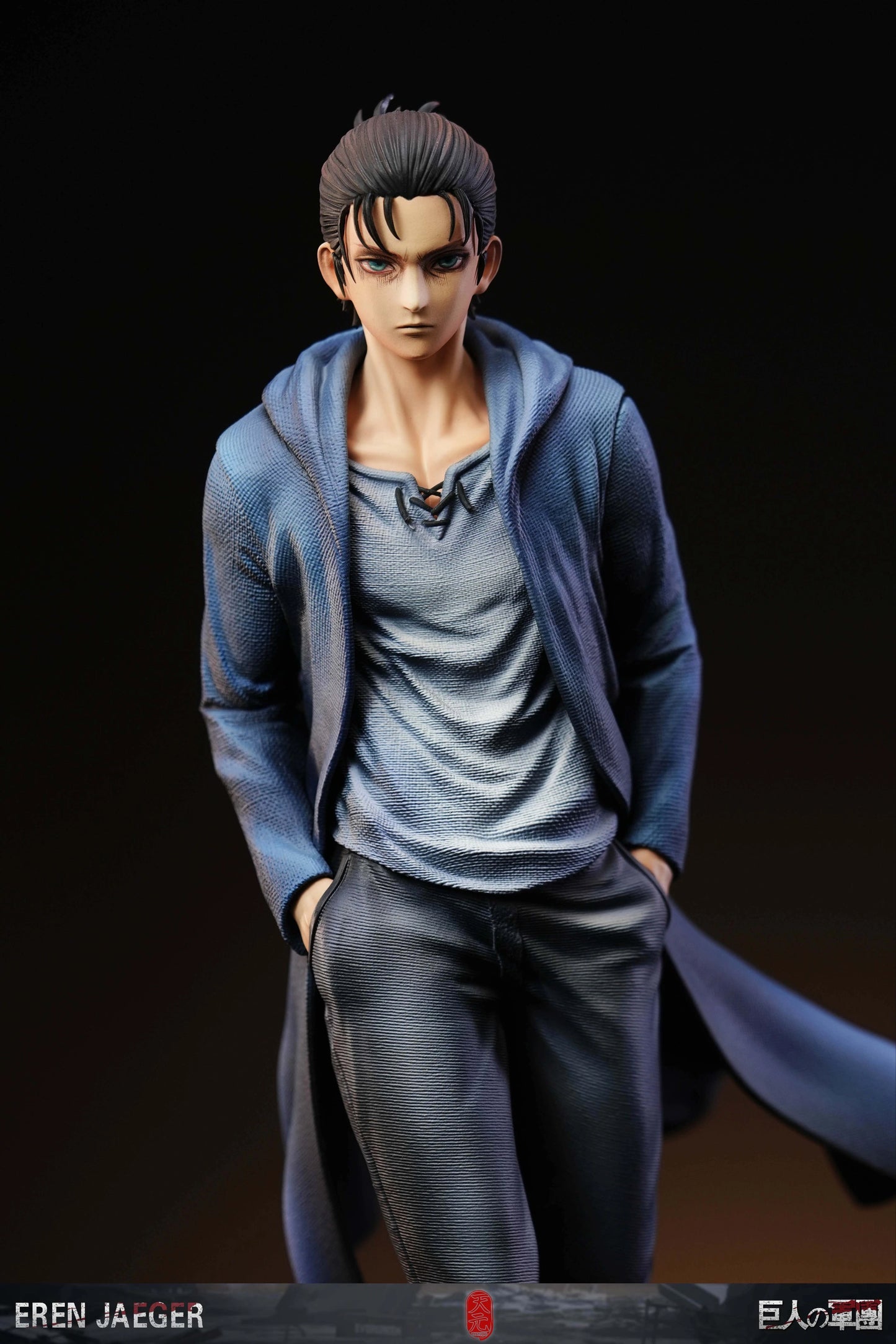 Preventa Resina Eren Yeager & Titan de Ataque Figura Attack On Titan TY  Estudio