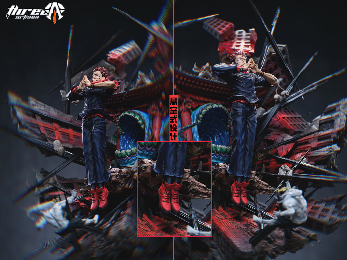 Preventa Resina Ryomen Sukuna Figura Jujutsu Kaisen ThreeArtisan (Licencia) Estudio