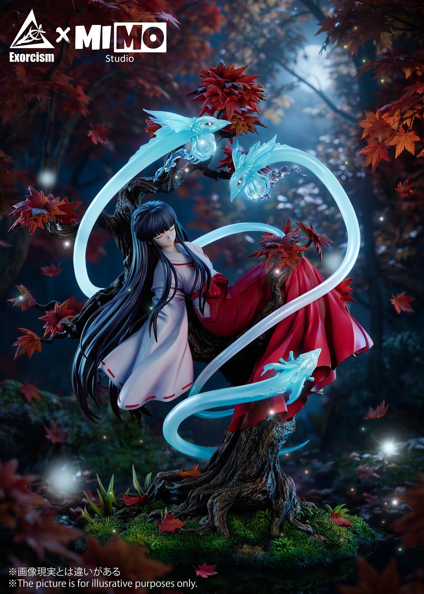 Preventa Resina Kikyo  Figura Inuyasha Exorcism & Mimo Estudio