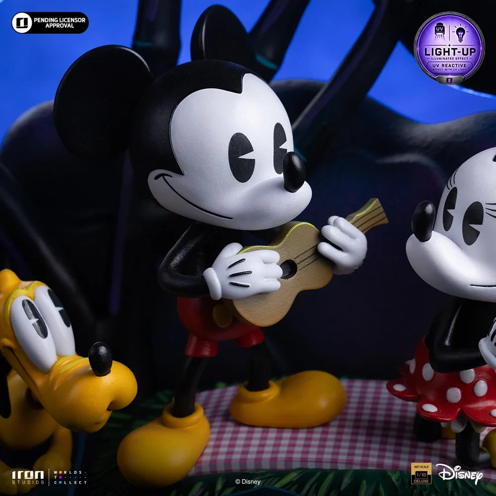 Preventa Resina Mickey, Minnie and Pluto Figura Disney Classic 1/6 Iron Estudio (Licencia)