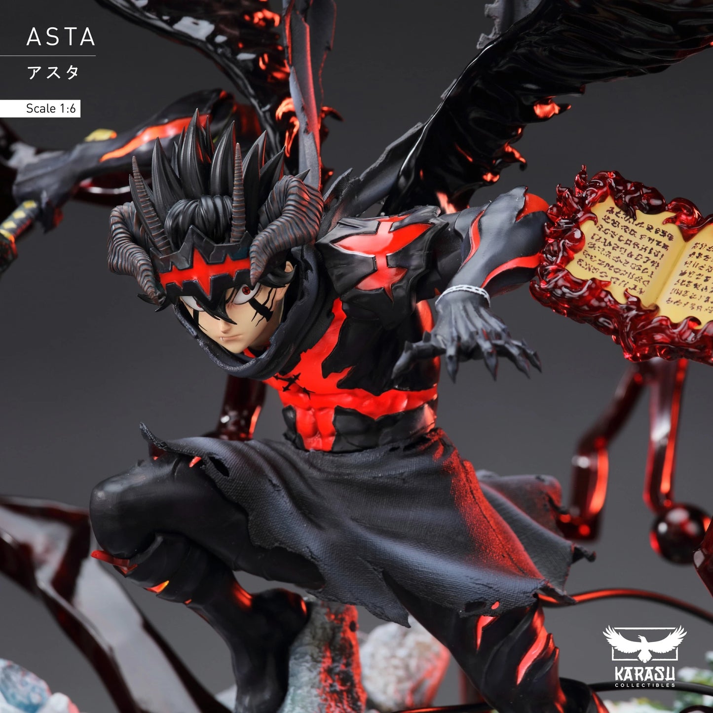Preventa Resina Asta Figura Black Clover Karasu Estudio