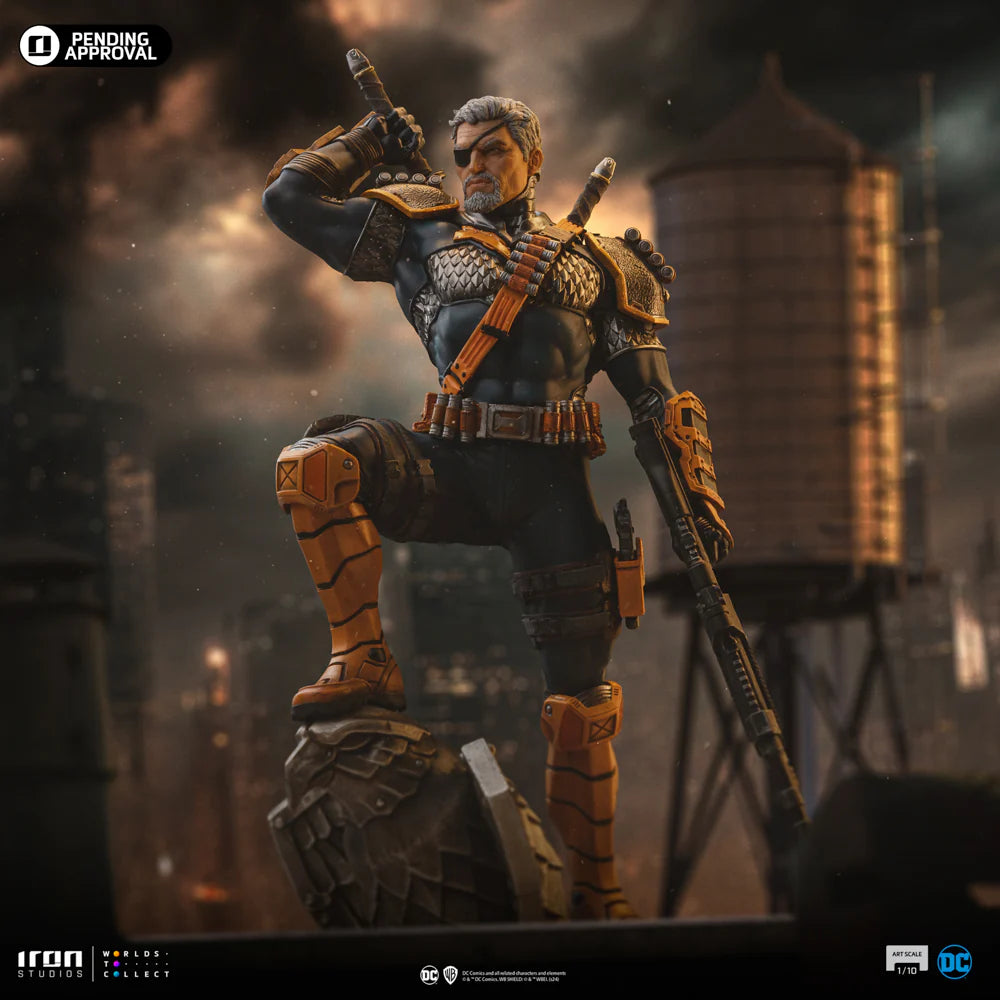 Preventa Resina Death Stroke Figura DC Iron (Licencia) Estudio