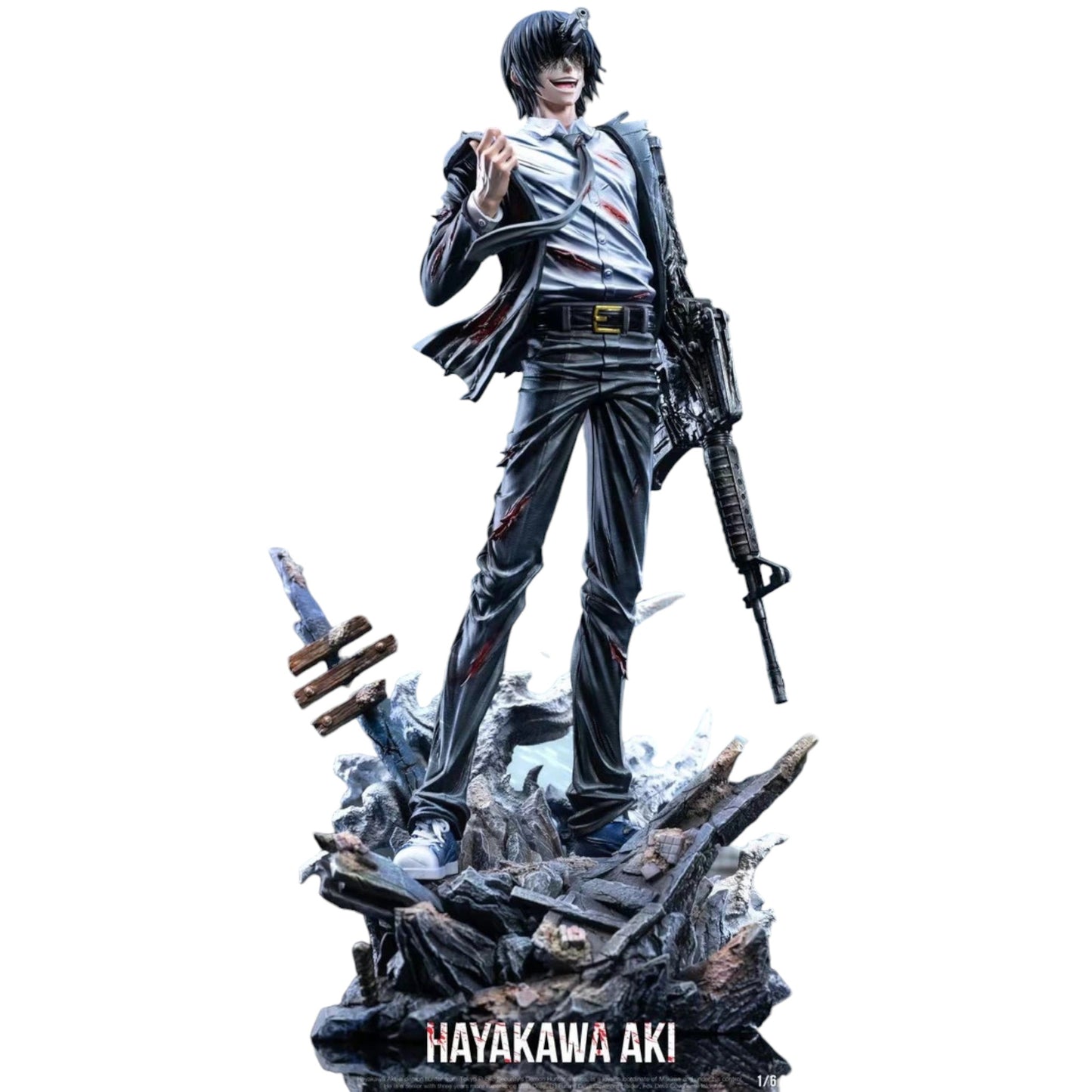 Preventa Resina Aki Hayakawa Figura Chainsaw Man Dazzke & PG Estudio