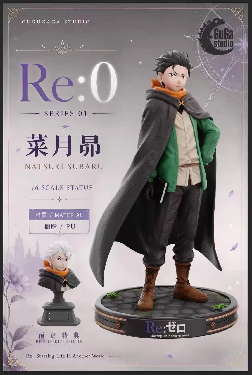 Preventa Resina Subaru Natsuki Figura Re:ZERO -Starting Life in Another World 1/6, 1/4 Gugugaga Estudio