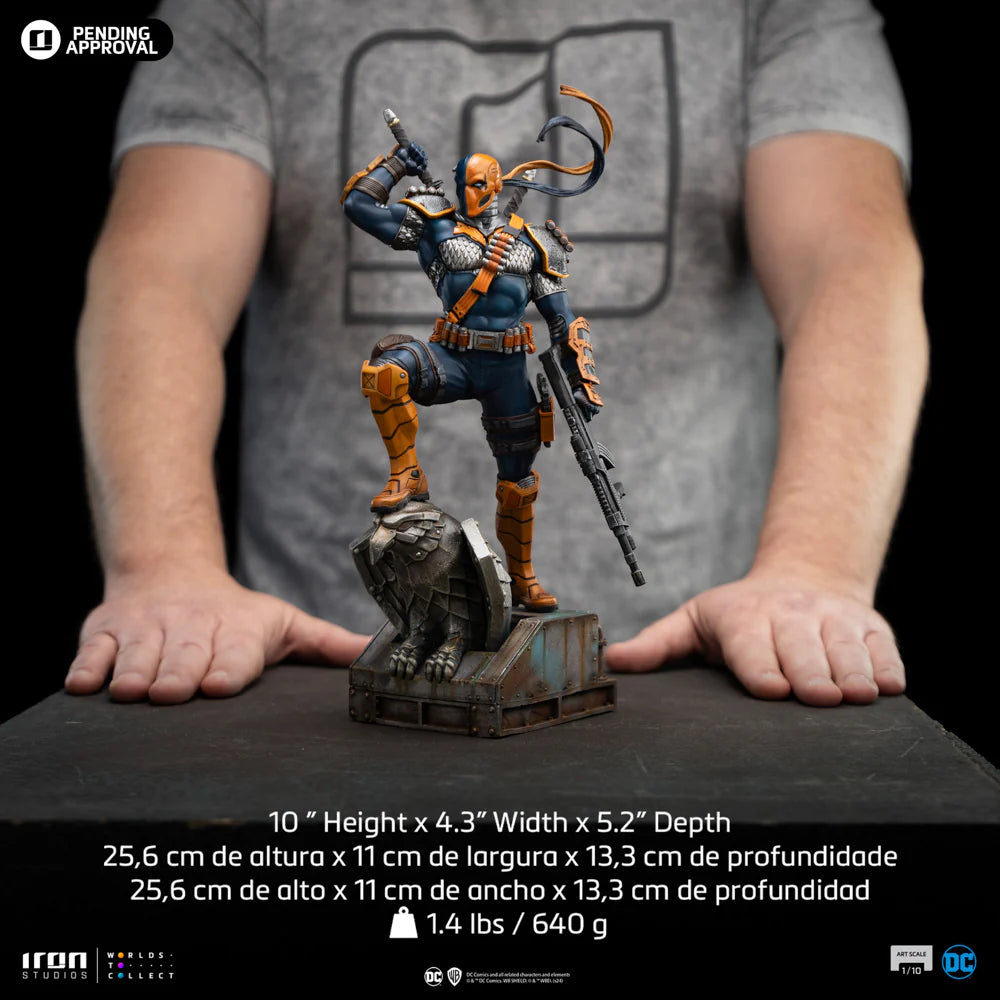 Preventa Resina Death Stroke Figura DC Iron (Licencia) Estudio
