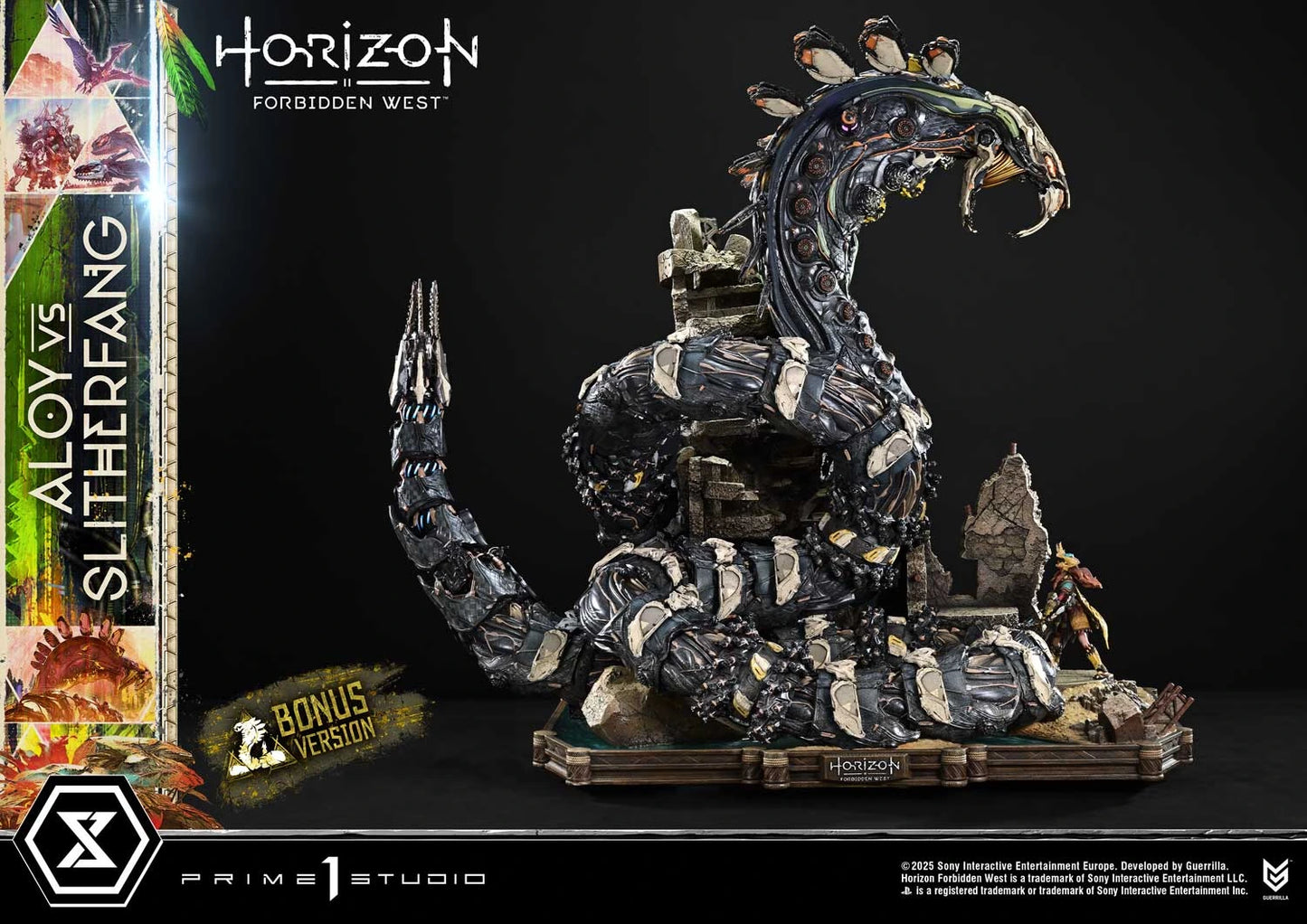 Preventa Resina Aloy vs. The Slitherfang Figura Horizon Forbidden West   Prime 1 (Licencia) Estudio