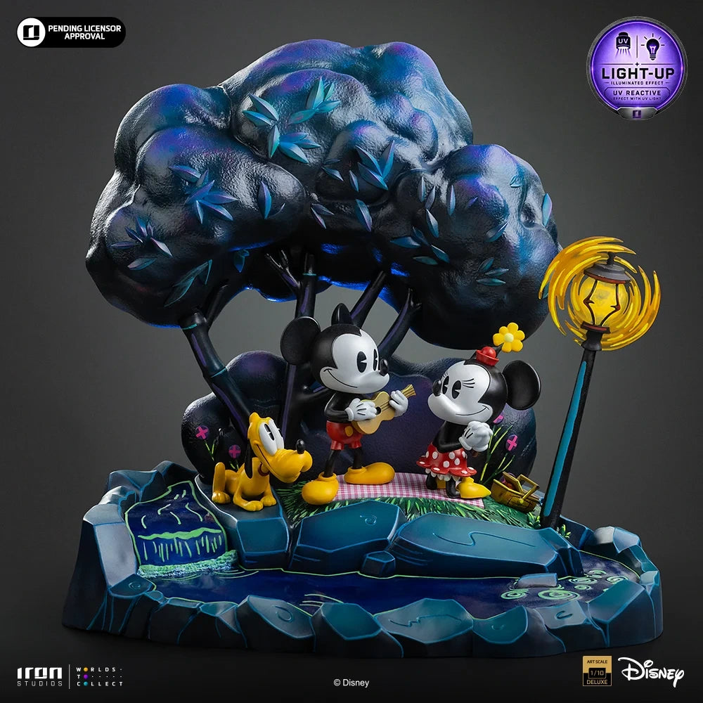 Preventa Resina Mickey, Minnie and Pluto Figura Disney Classic 1/6 Iron Estudio (Licencia)