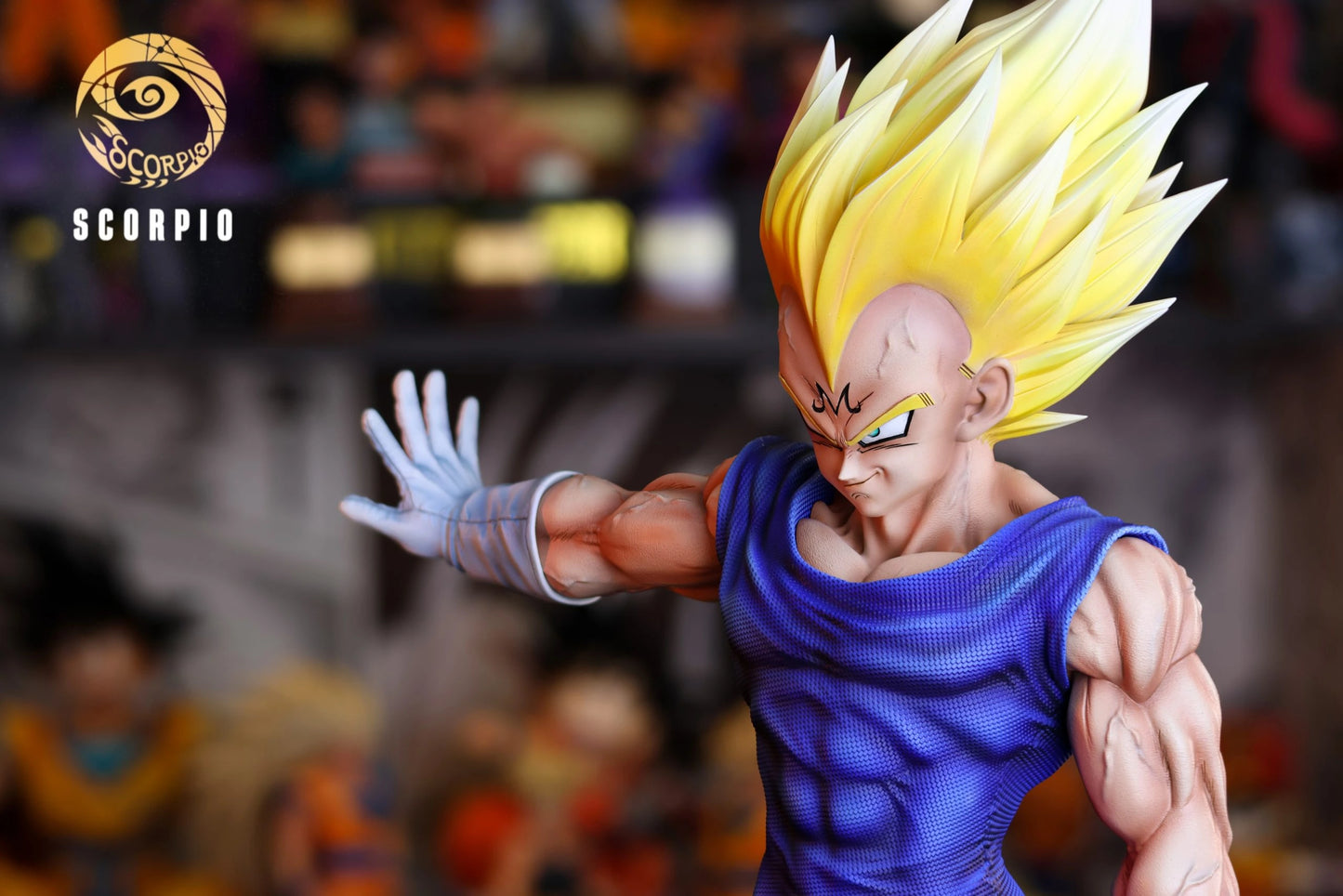 Preventa Resina Majin Vegeta Figura Dragon Ball Scorpio Estudio