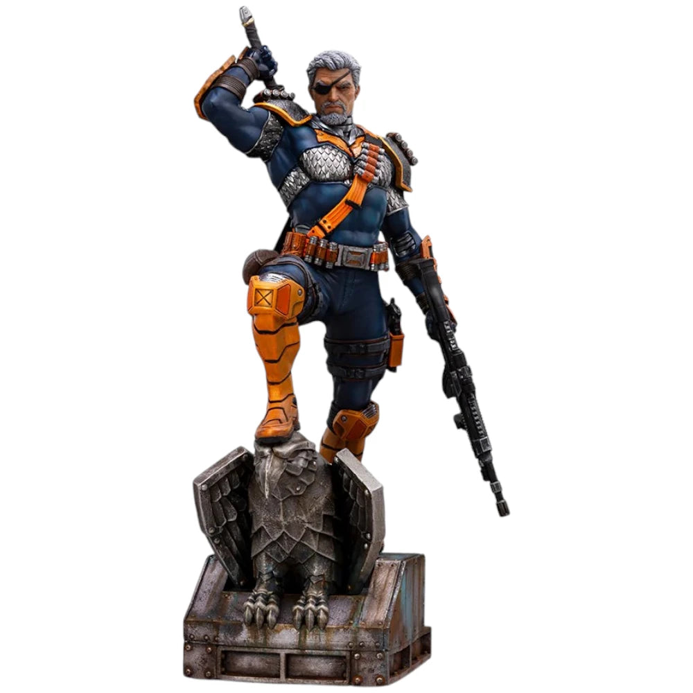 Preventa Resina Death Stroke Figura DC Iron (Licencia) Estudio