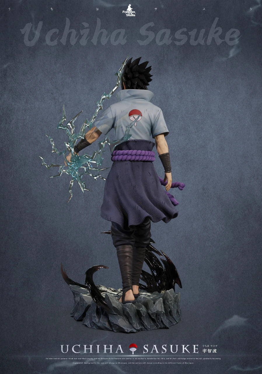Preventa Resina Uchiha Sasuke Figura Naruto Freedom  Estudio