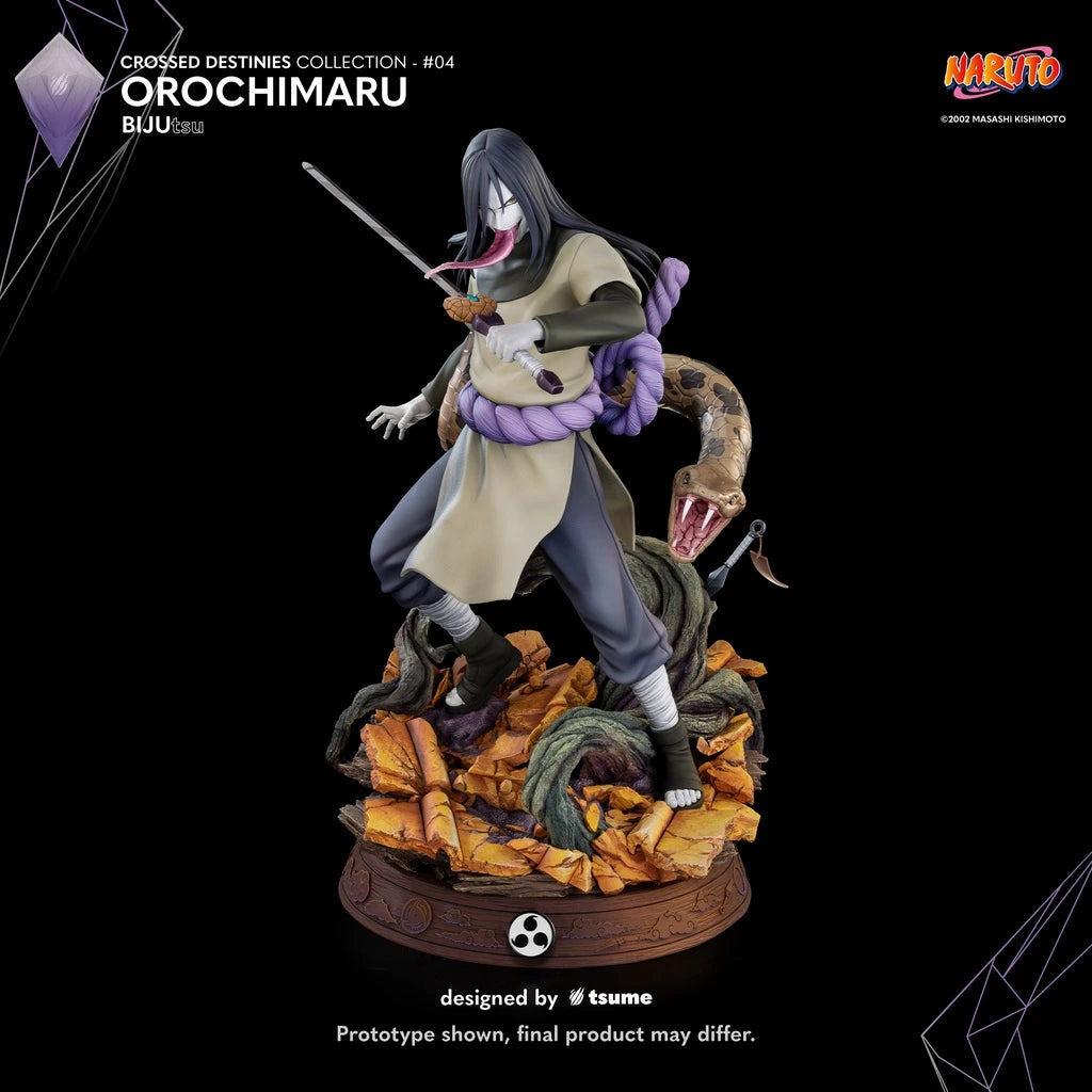 Preventa Resina Orochimaru Figura Naruto Tsume Art (Licencia) Estudio
