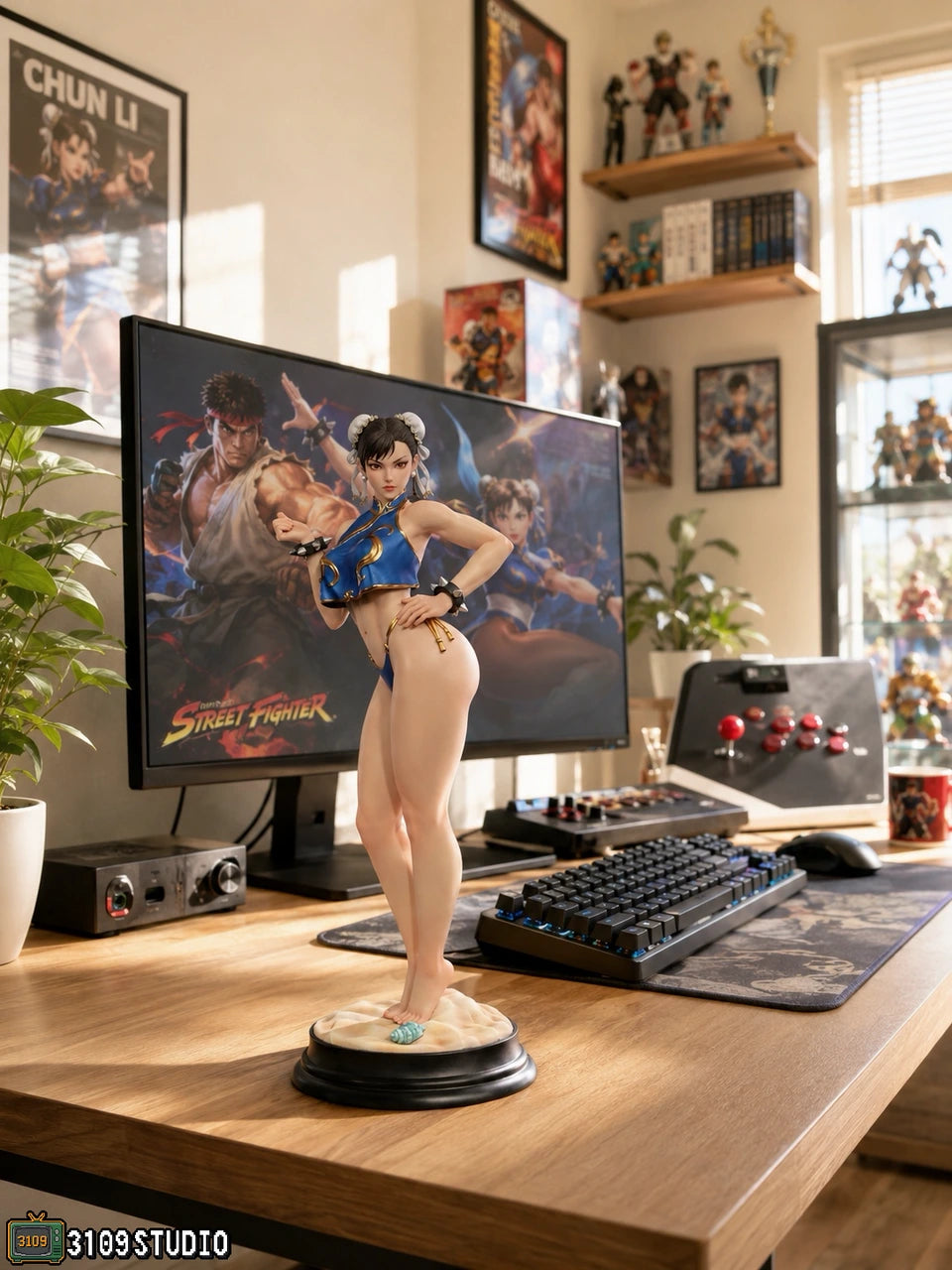 Preventa Resina Chun-Li Figura Street Fighter 1/4 3109 Estudio