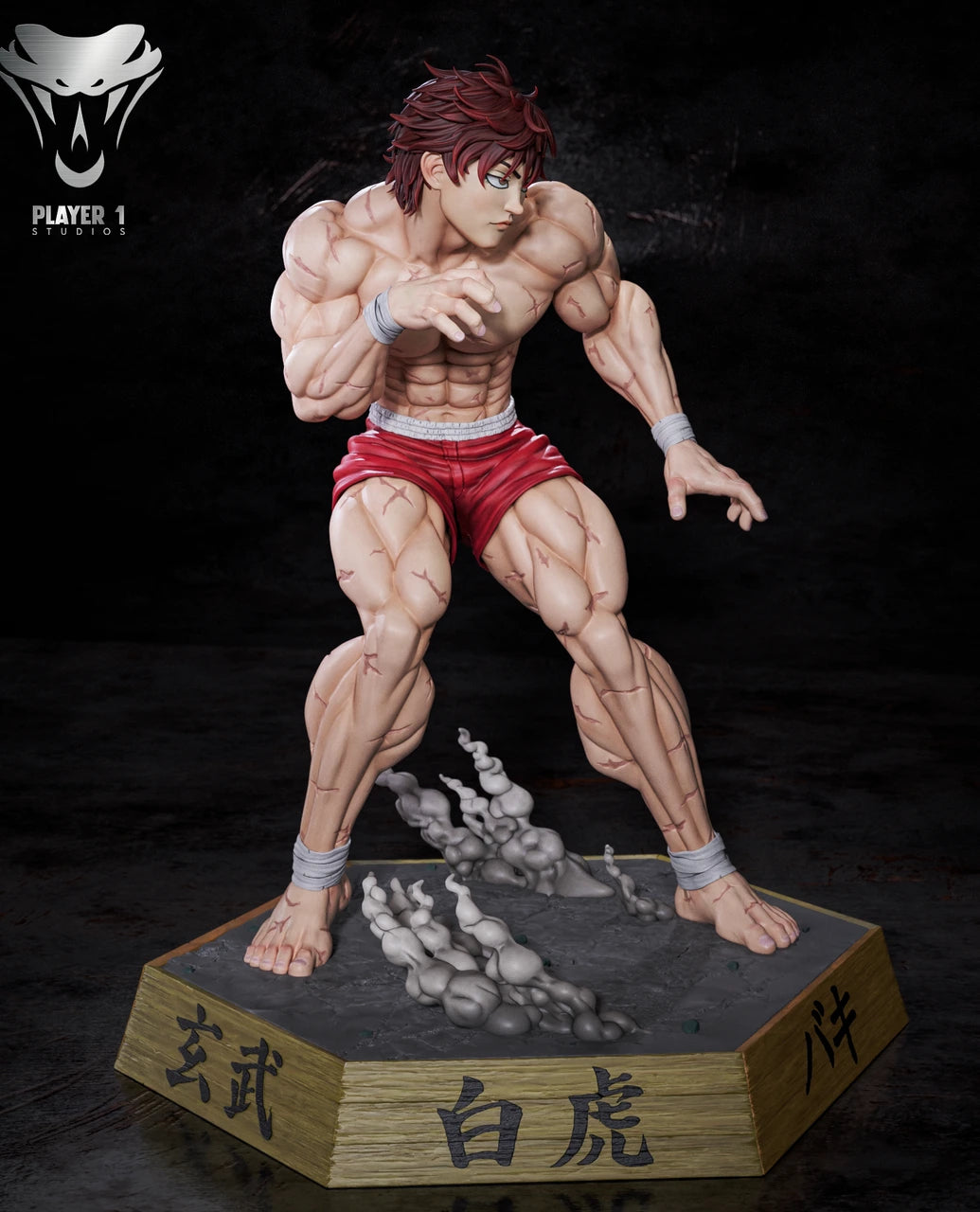 Preventa Resina Baki Hanma Figura Baki the Grappler  Player 1 Estudio