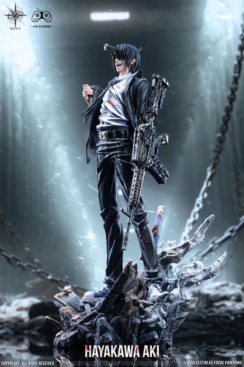 Preventa Resina Aki Hayakawa Figura Chainsaw Man Dazzke & PG Estudio