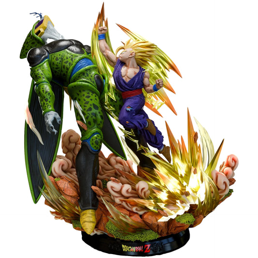 Preventa Resina Gohan vs Cell Figura Dragon Ball KD Estudio