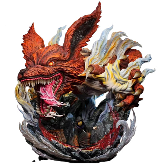 Preventa Resina Kurama & Obito Figura Naruto 1/6 Yuan Huo Estudio