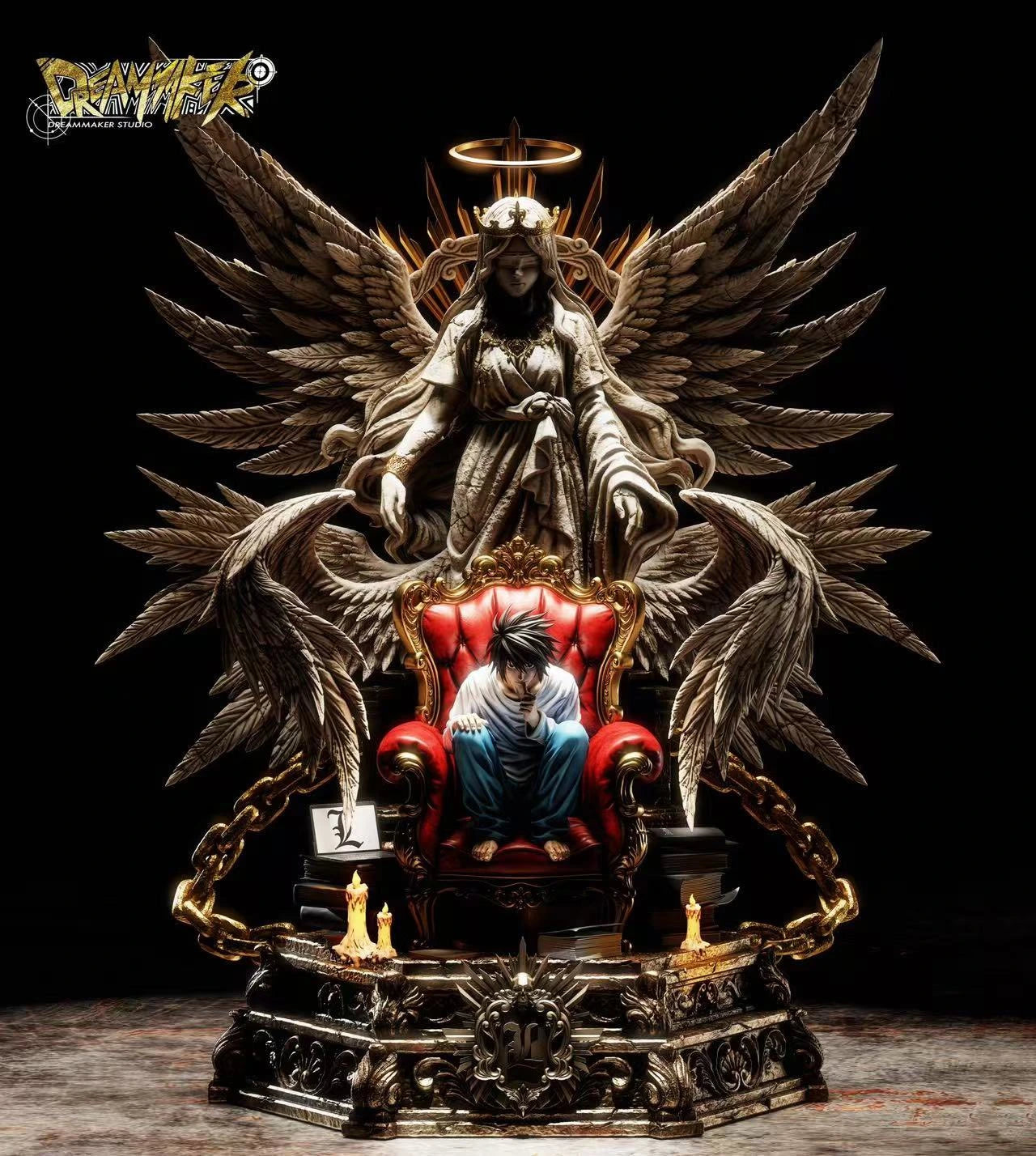 Preventa Resina L Lawliet Figura Death Note  Dreammaker Estudio
