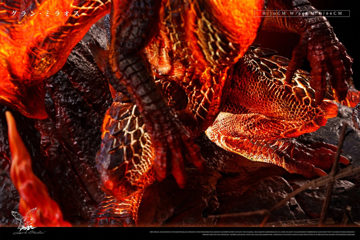Preventa Resina Miralis Figura Monster Hunter Lark Estudio