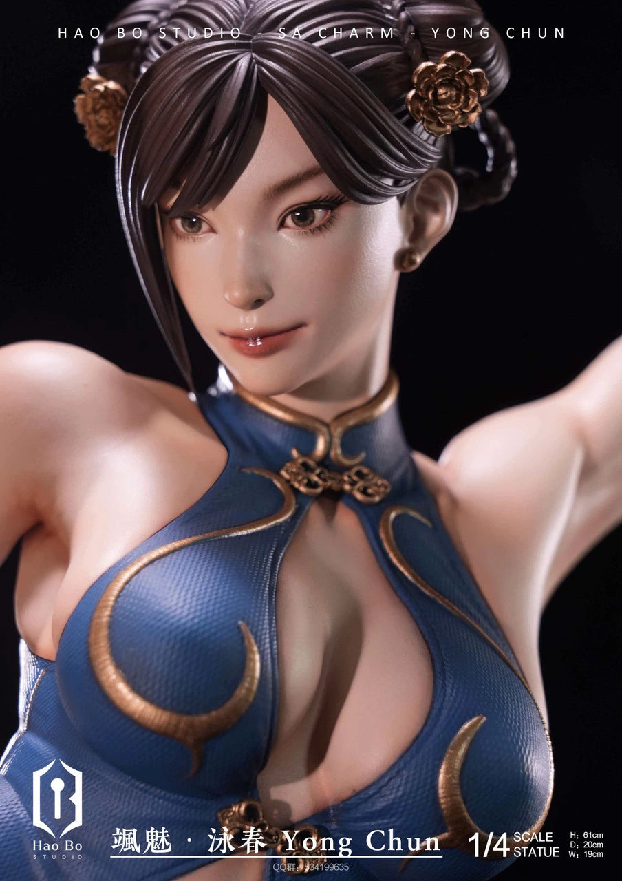 Preventa Resina Chun-Li Figura Street Fighter  HaoBo  Estudio