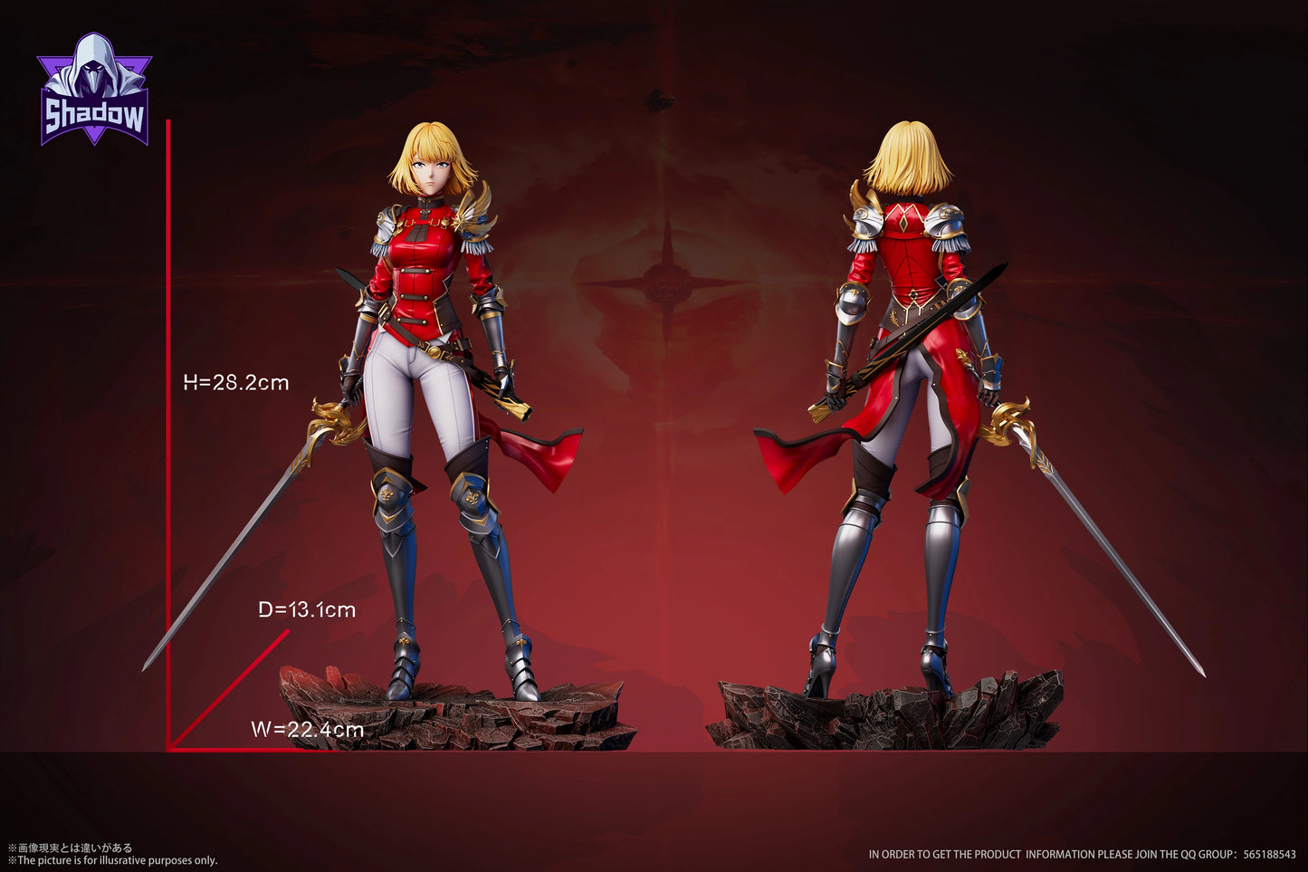 Preventa Resina Cha Hae-in Figura Solo Leveling Shadow Estudio