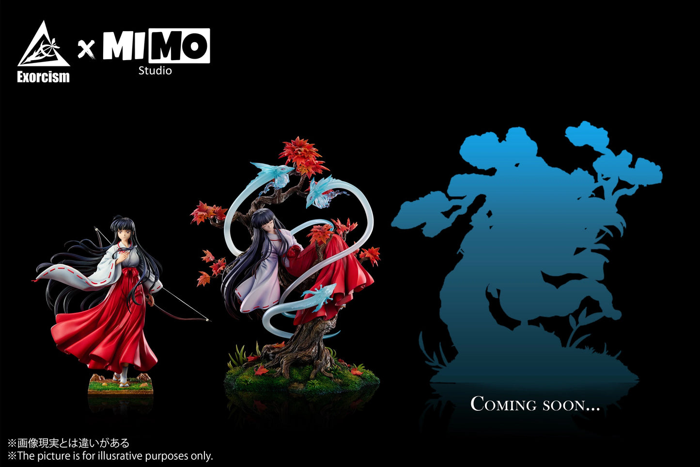 Preventa Resina Kikyo  Figura Inuyasha Exorcism & Mimo Estudio