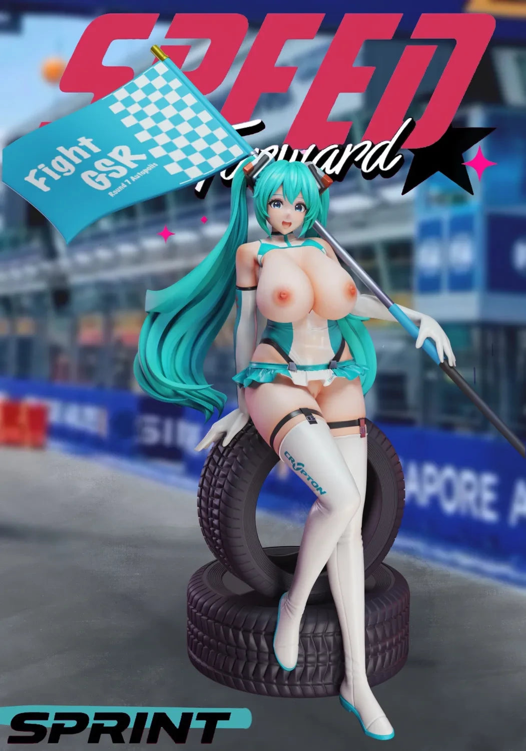 Preventa Resina Hatsune Miku Figura Vocaloid SC Estudio