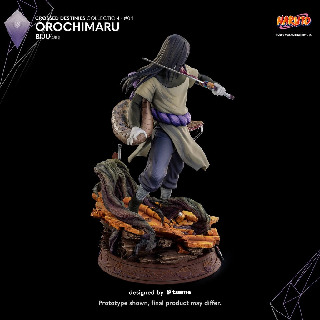 Preventa Resina Orochimaru Figura Naruto Tsume Art (Licencia) Estudio