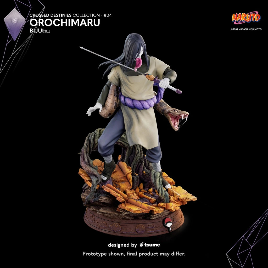 Preventa Resina Orochimaru Figura Naruto Tsume Art (Licencia) Estudio