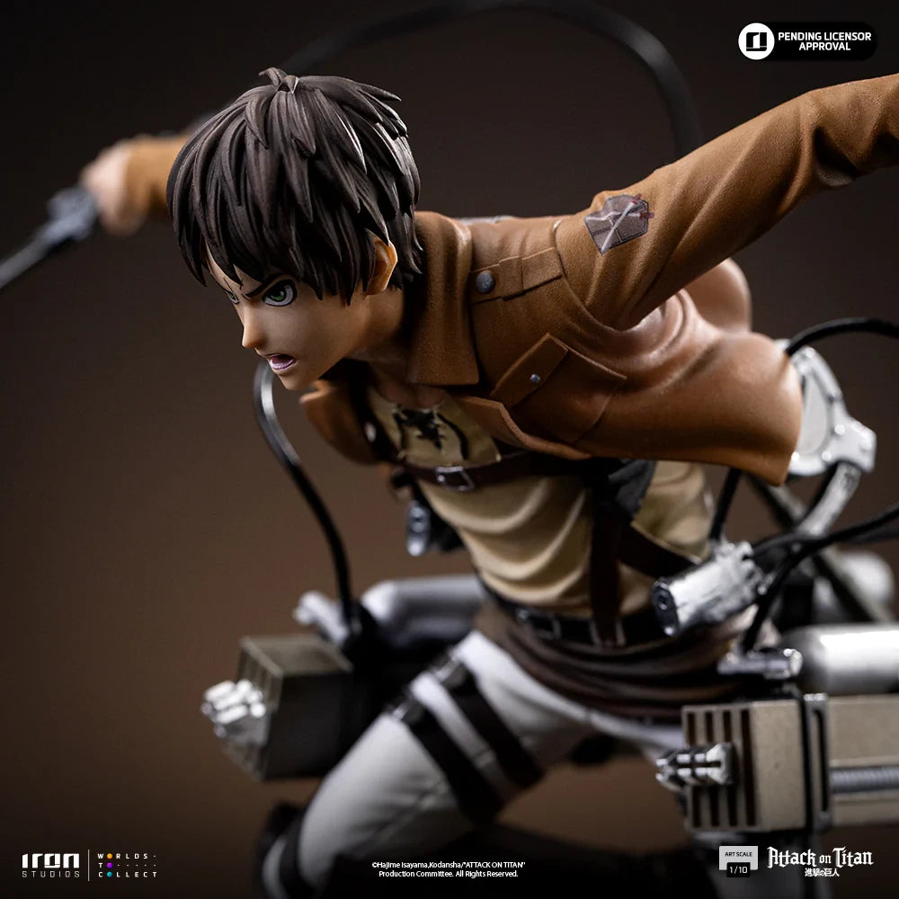 Preventa Resina Eren Jaeger Figura Attack On Titan Iron  Estudio
