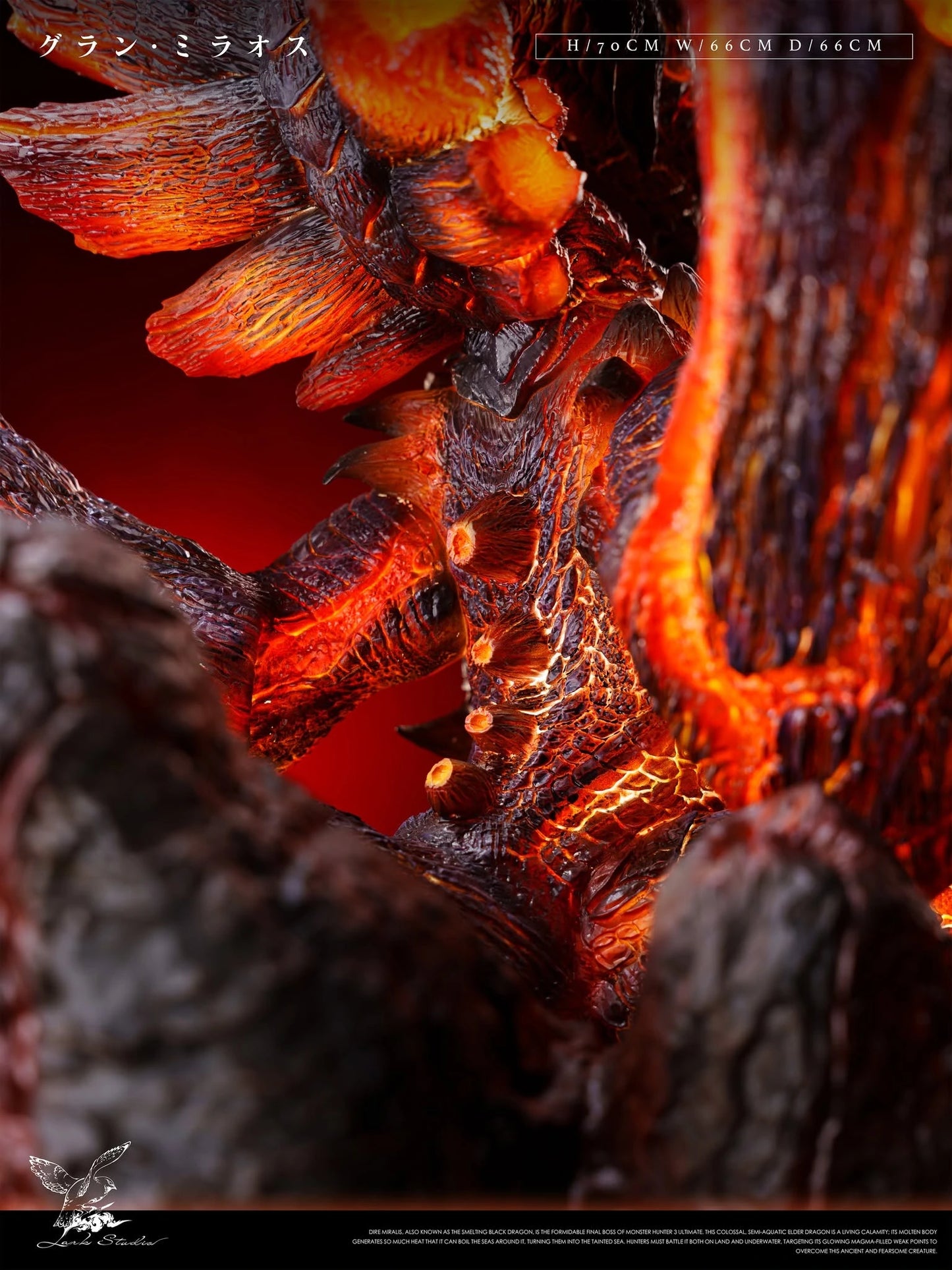 Preventa Resina Miralis Figura Monster Hunter Lark Estudio