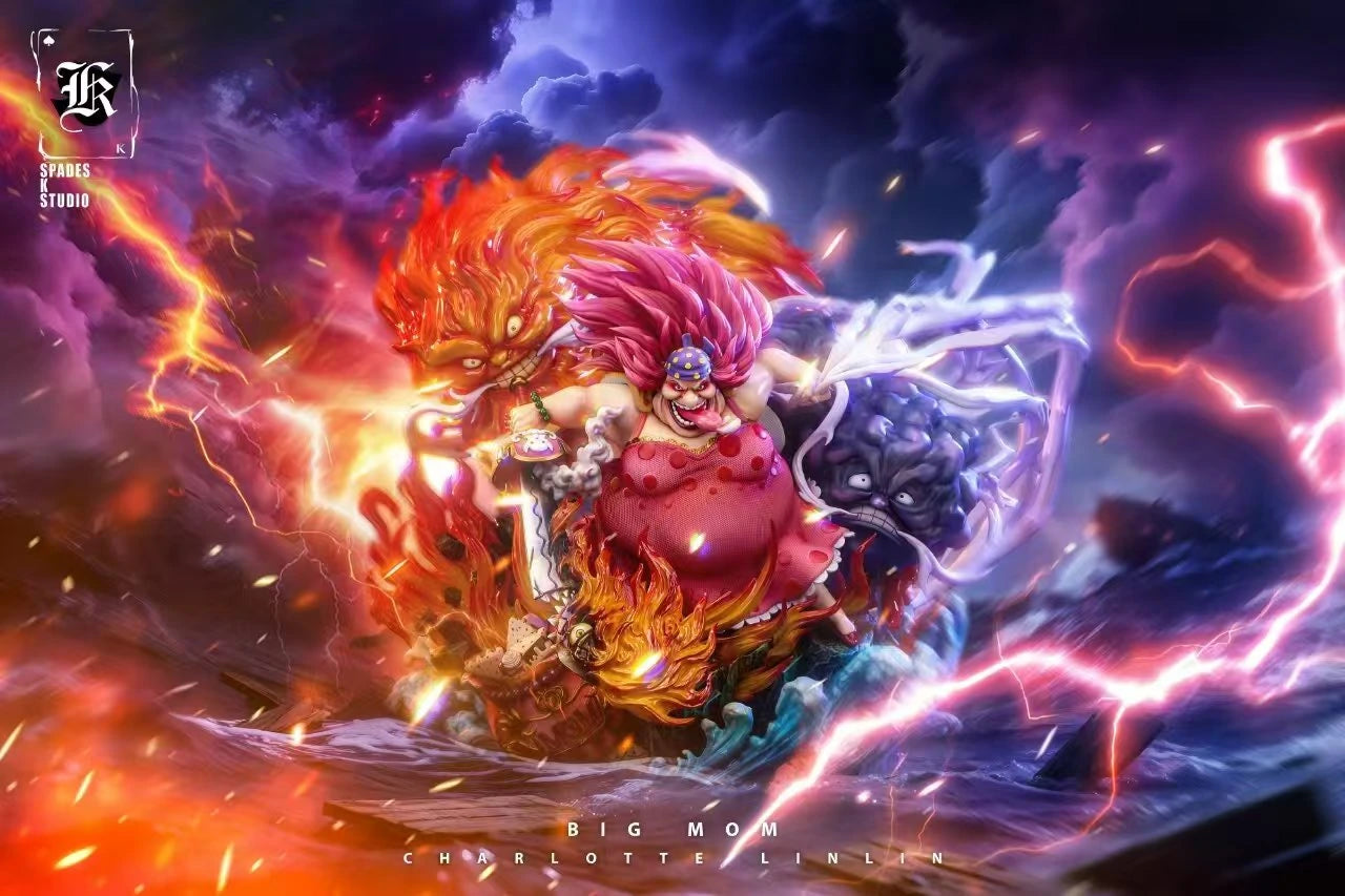 Preventa Resina Big Mom Figura One Piece Spades K Estudio