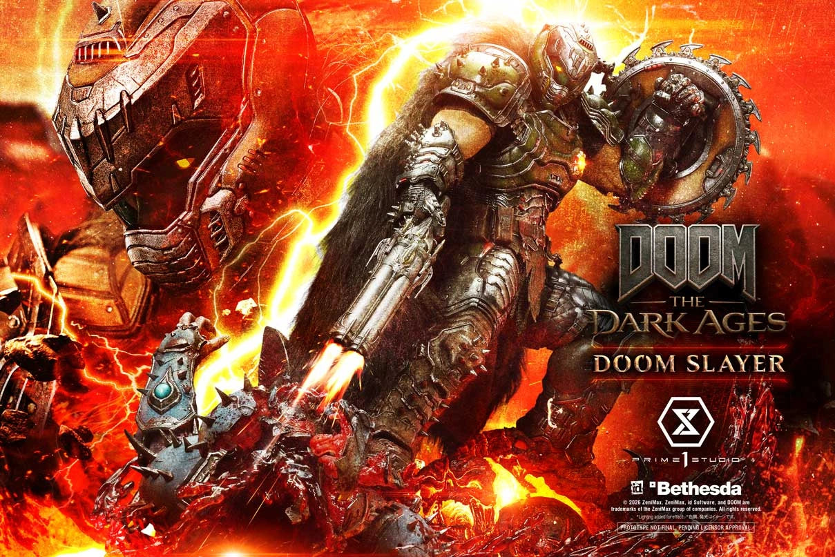"Preventa Resina Doom Slayer  Figura DOOM: The Dark Ages   Prime 1 (Licencia) Estudio"