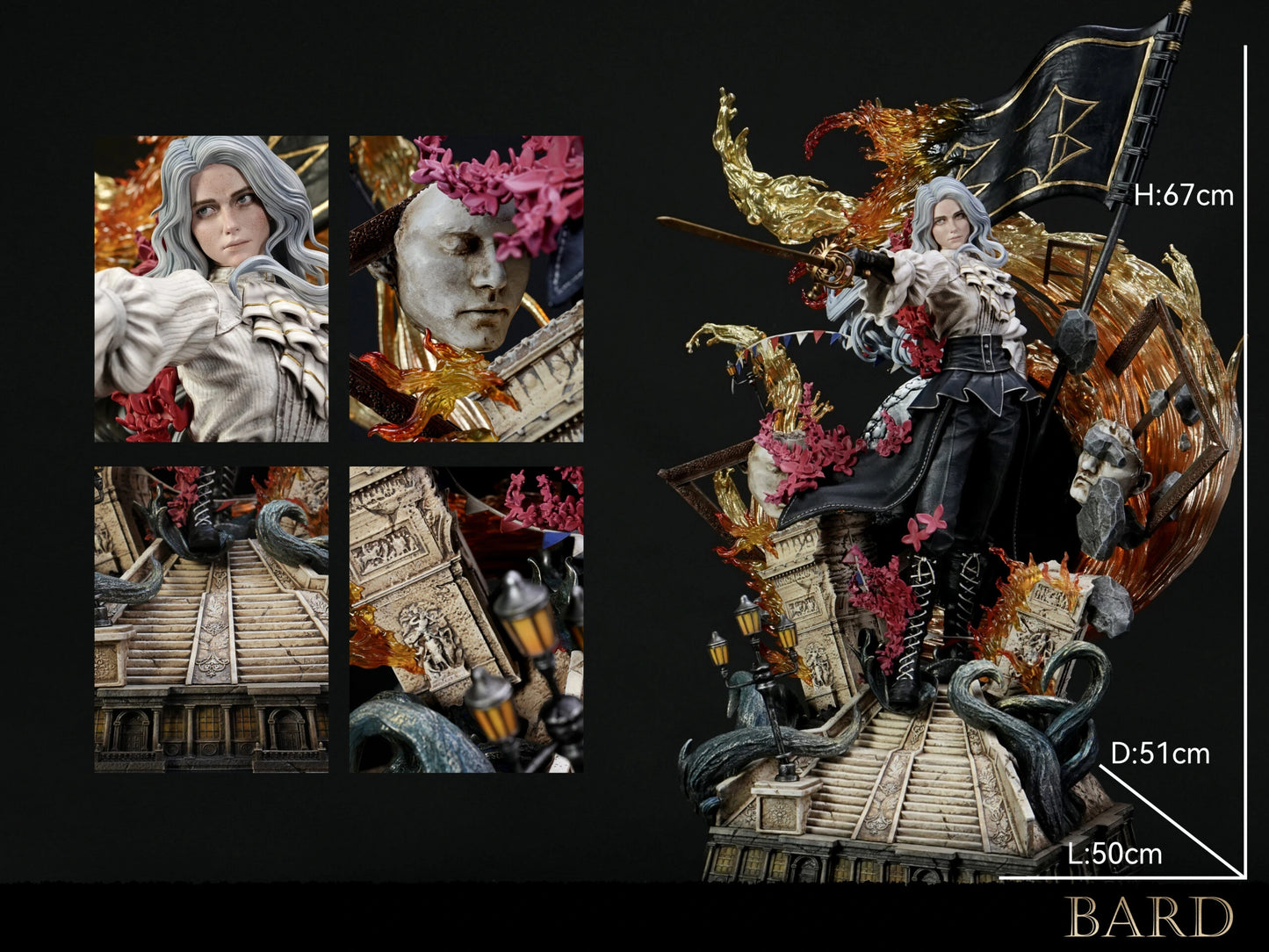 Preventa Resina Maella Figura Clair Obscur: Expedition 33  Bard  Estudio