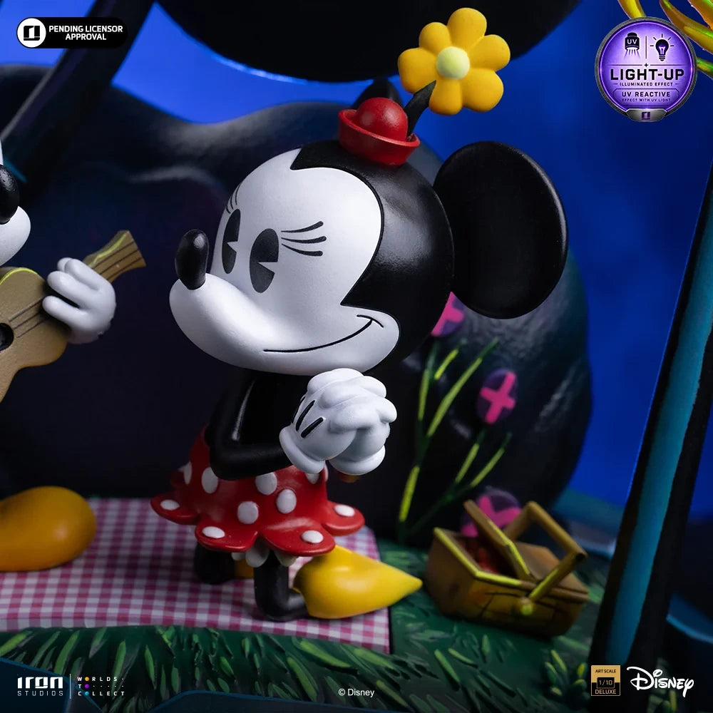 Preventa Resina Mickey, Minnie and Pluto Figura Disney Classic 1/6 Iron Estudio (Licencia)