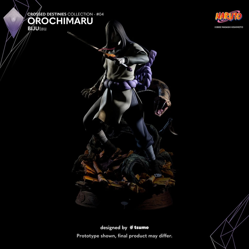 Preventa Resina Orochimaru Figura Naruto Tsume Art (Licencia) Estudio