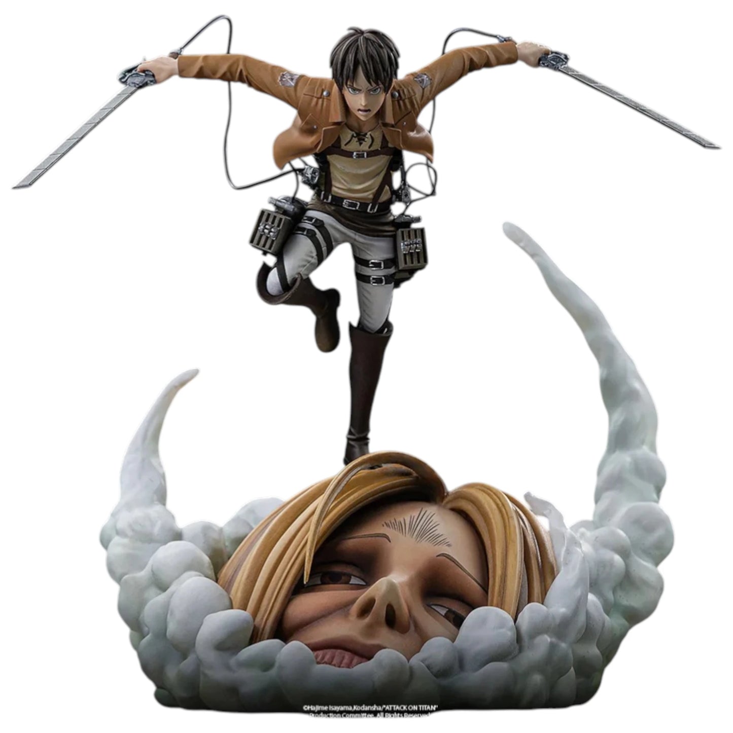 Preventa Resina Eren Jaeger Figura Attack On Titan Iron  Estudio