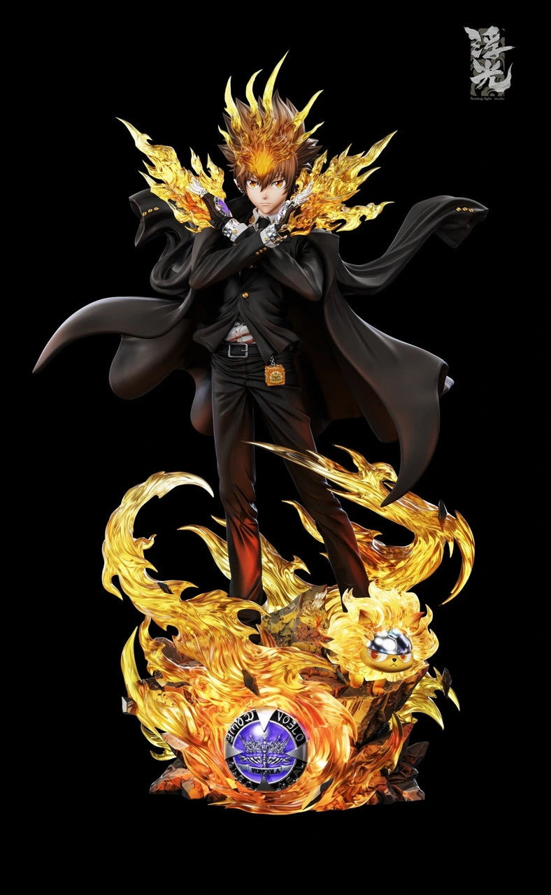Preventa Resina Tsunayoshi Sawada Figura Katekyo Hitman Reborn! Floating Light  Estudio