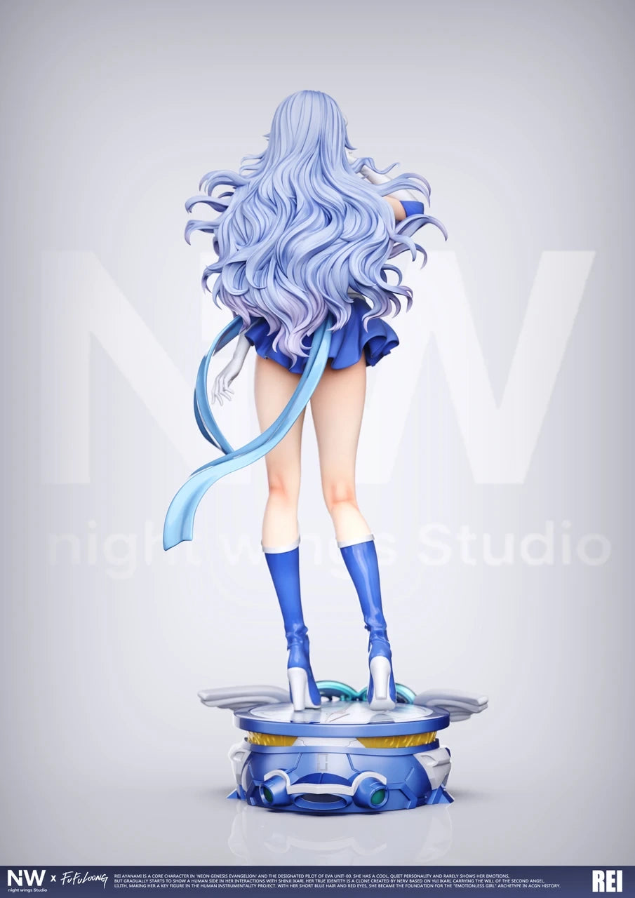 Preventa Resina Rei Ayanami Figura Evangelion 1/6, 1/4 Night Wing x Hera Estudio