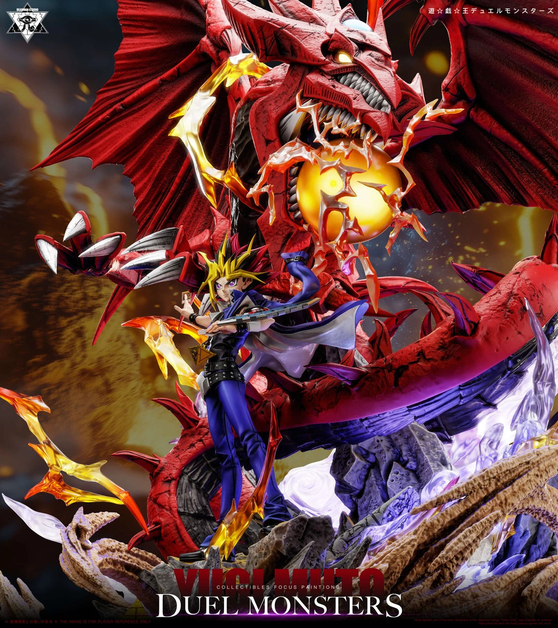 Preventa Resina Slifer el Dragón del Cielo Figura Yu-Gi-Oh! Deadman Estudio