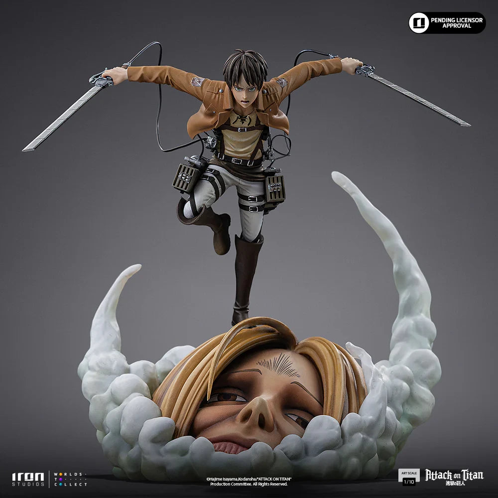 Preventa Resina Eren Jaeger Figura Attack On Titan Iron  Estudio