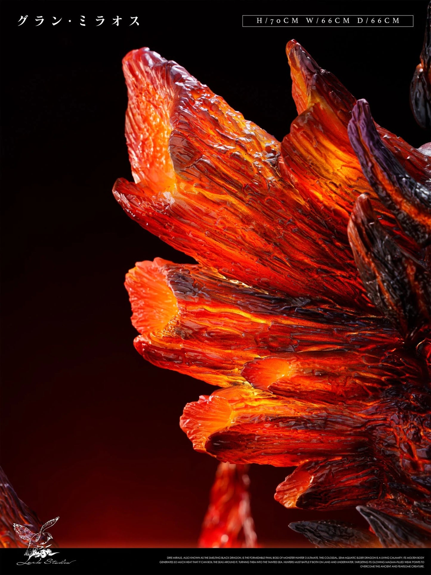 Preventa Resina Miralis Figura Monster Hunter Lark Estudio